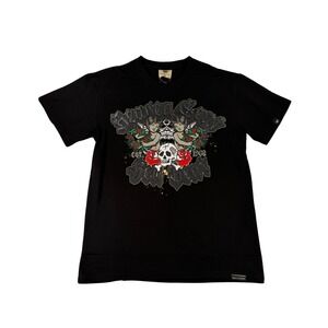 NWT Watson Hell Bent Skull Graphic T-Shirt Mens XL‎ Black Gothic Tattoo Tee
